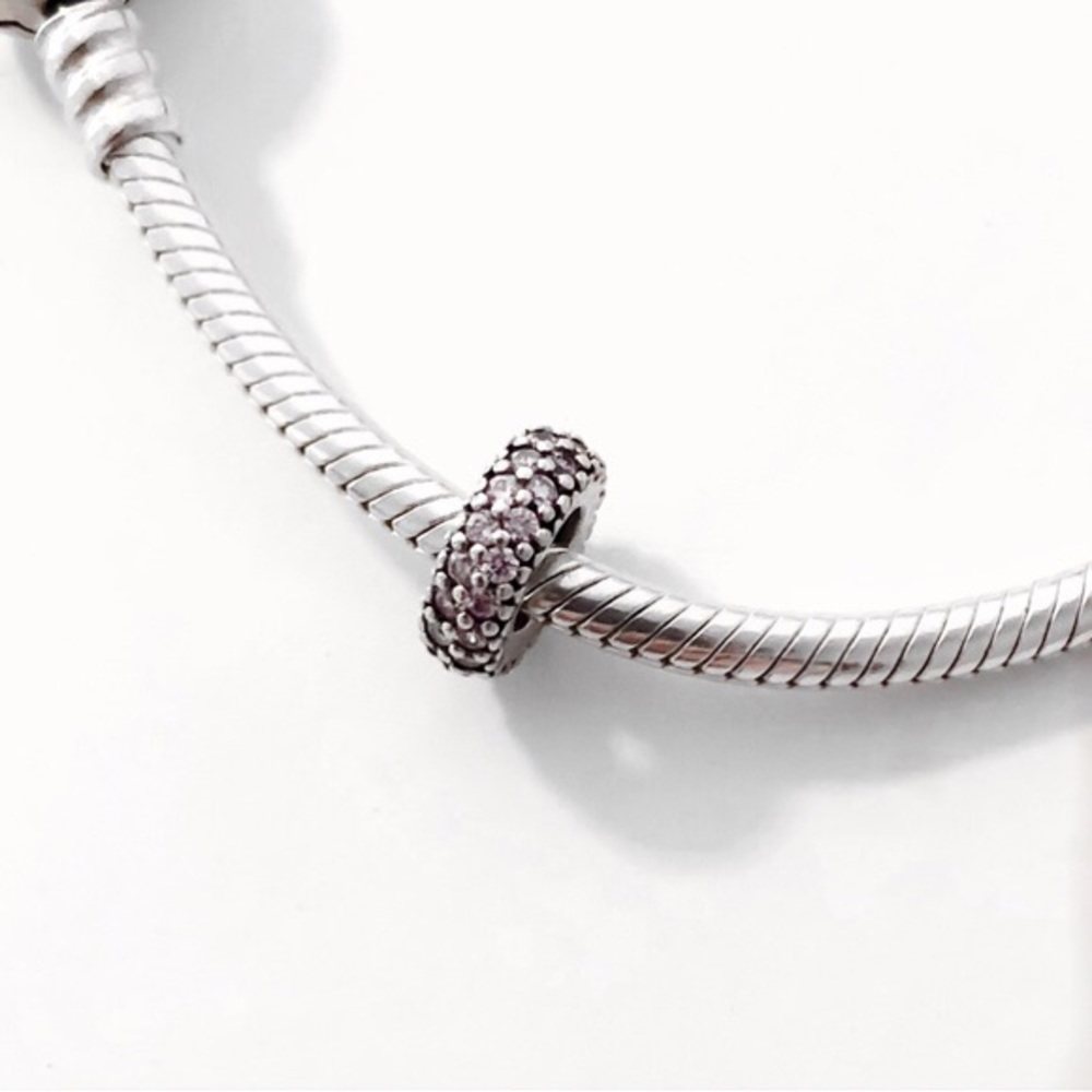 Pandora Clear Sparkle Spacer Charm